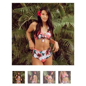 Albion fit Aussie top knot bikini top